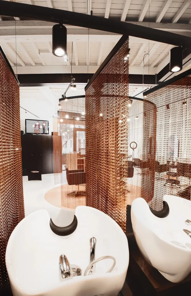 Intérieur du salon de coiffure Stéphan de perpignan rue gambetta